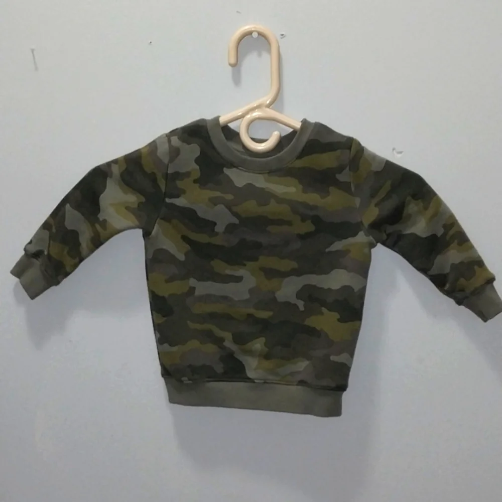 Cat & Jack camo sweatshirt 18 months